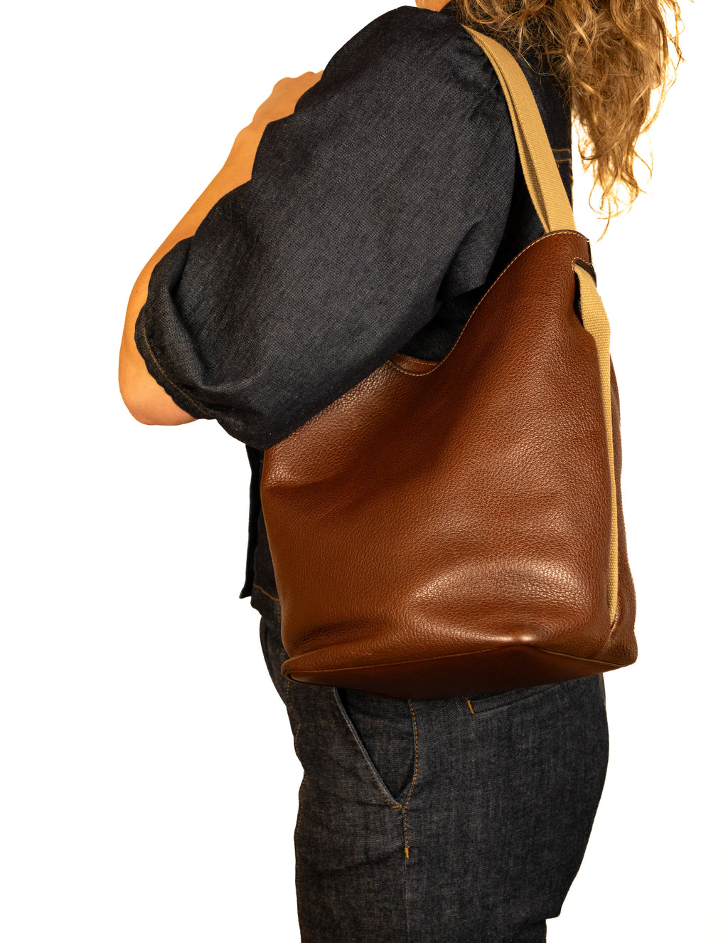 BUCKET BAG/OPEN TOTEBAG Deux de Delvaux Handtastique