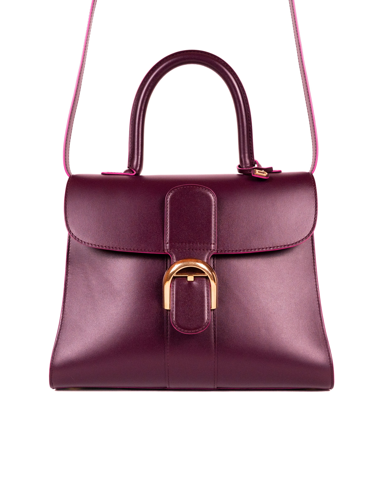 DELVAUX BRILLANT MM PRUNE Handtastique